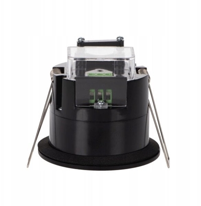 Attēls no Czujnik ruchu mikrofalowy PRESENSOR-O-WR-B PT 24GHz max 6m 360 st. 32000 lx IP54/20 IIkl. wstropowy czarny 38753