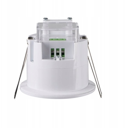 Изображение Kanlux Czujnik ruchu mikrofalowy PRESENSOR-O-WR-W PT 1200VA 24GHz max 6m 360 st. 32000 lx IP54/20 IIkl. wstropowy biay 38752