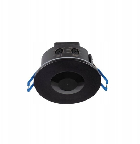 Picture of Czujnik ruchu PIR MERGE-WT-O-B/B 1200VA Ø7,6 max 8m 360 st. IP65/20 IIkl. podstropowy czarny 37371