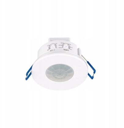 Attēls no Czujnik ruchu PIR MERGE-WT-O-W 1200VA 360st. IP65/20 IIkl. okrgy do wbudowania biay 37370