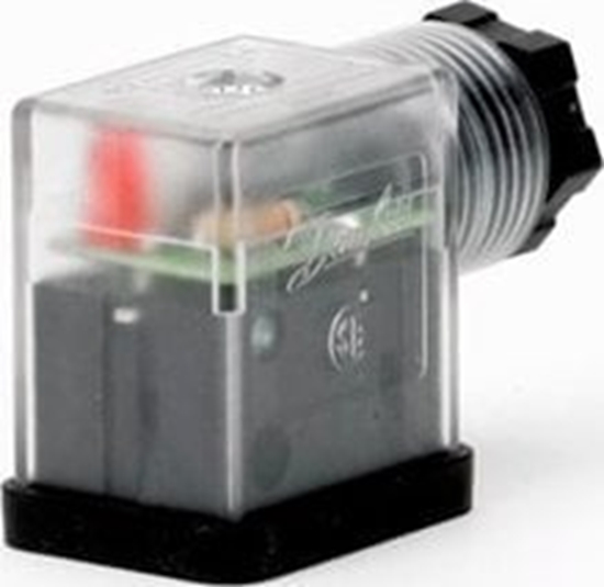 Picture of Danfoss Wtyk 2+PE 16A 230V AC/DC M20 IP65 z diod LED do cewek BB 042N0265