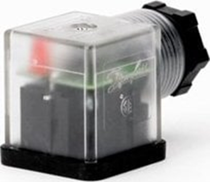 Изображение Danfoss Wtyk 2+PE 16A 24V AC/DC M20 IP65 z diod LED do cewek BB 042N0263