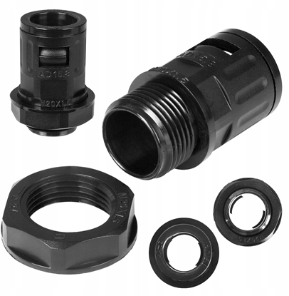 Attēls no Dawik do peszla ANA-QUICK M20x1,5-NW12 - BLACK 968.117.2 /1szt./