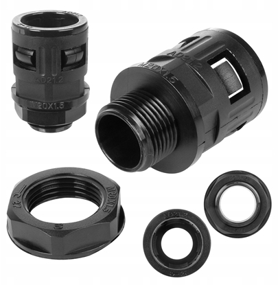 Attēls no Dawik do peszla ANA-QUICK M20x1,5-NW17 - BLACK 968.120.2 /1szt./