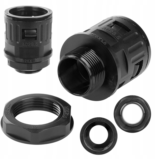 Picture of Dawik do peszla ANA-QUICK M25x1,5-NW23 - BLACK 968.125.2 /1szt./