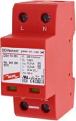 Attēls no Dehn Ogranicznik przepi B+C Typ 1+2 2P 12,5/25kA 1,5kV DEHNshield TT 2P 255 941110