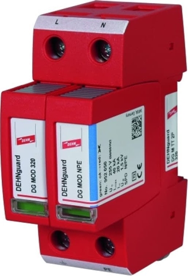 Picture of Dehn Ogranicznik przepi C Typ 2 2P 20kA 1,5kA DEHNguard M TT 2P 275 952110