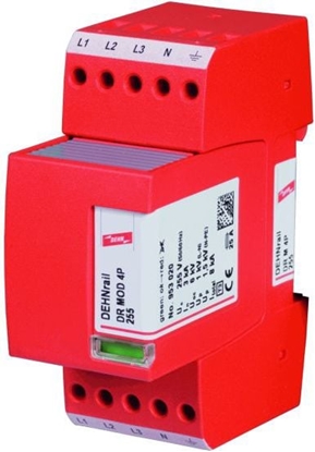 Attēls no Dehn Ogranicznik przepi D Typ 3 4P 8kA 1,5kV (953400)