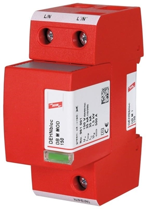 Attēls no Dehn Ogranicznik przepi DEHNBLOC M 1 255 1-biegunowy do sieci 230V AC 961120