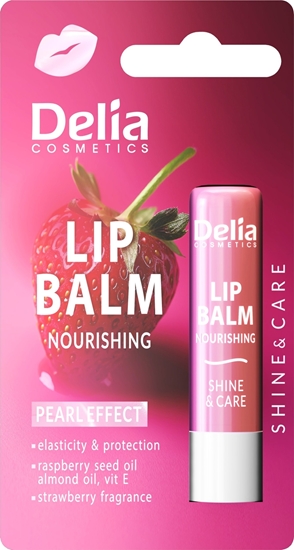 Picture of DELIA Lip Balm SPF 30 Pomadka do ust ochronna Truskawka 4.8g