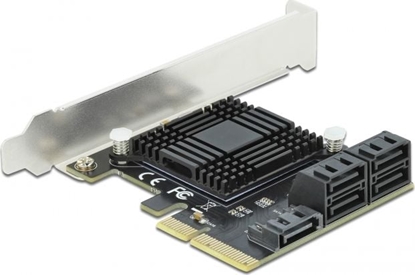 Изображение Delock 5 port SATA PCI Express x4 Card - Low Profile Form Factor
