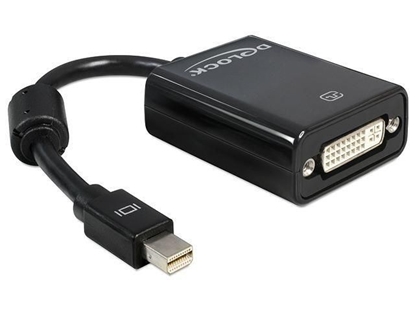 Picture of Delock Adapter mini DisplayPort 1.1 male > DVI female Passive black