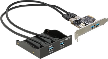 Изображение Delock Front Panel 2 x USB 5 Gbps + PCI Express Card 2 x USB 5 Gbps