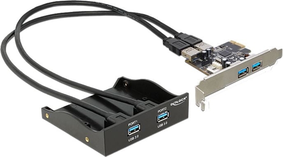 Изображение Delock Front Panel 2 x USB 5 Gbps + PCI Express Card 2 x USB 5 Gbps