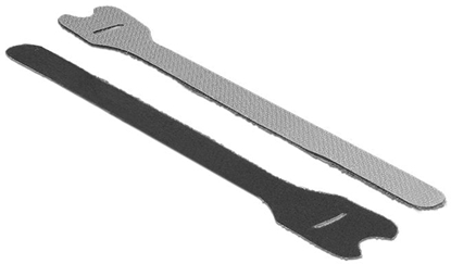 Picture of Delock Hook-and-loop cable tie L 240 x W 13 mm black 10 pieces