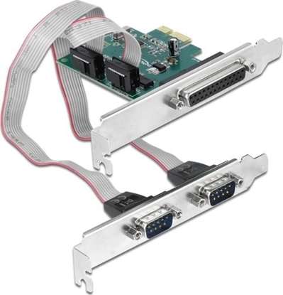 Picture of Delock PCI Express x1 Card to 2 x Serial RS-232 + 1 x Parallel IEEE1284