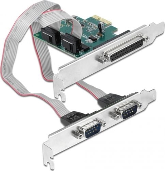 Picture of Delock PCI Express x1 Card to 2 x Serial RS-232 + 1 x Parallel IEEE1284