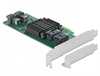 Picture of Delock PCI Express x8 Card to 4 x internal SFF-8643 NVMe - Low Profile Form Factor