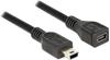 Picture of Delock USB 2.0 extension cable USB Type Mini-B male to female 1 m
