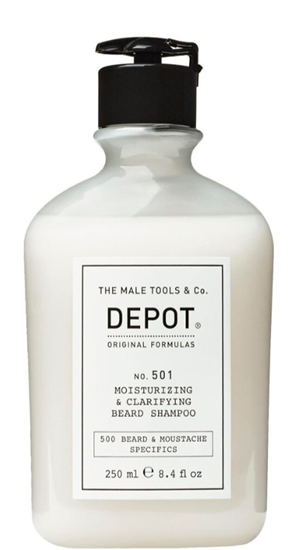 Picture of Depot No. 501 Moisturizing & Clarifying Beard Shampoo 250 ml