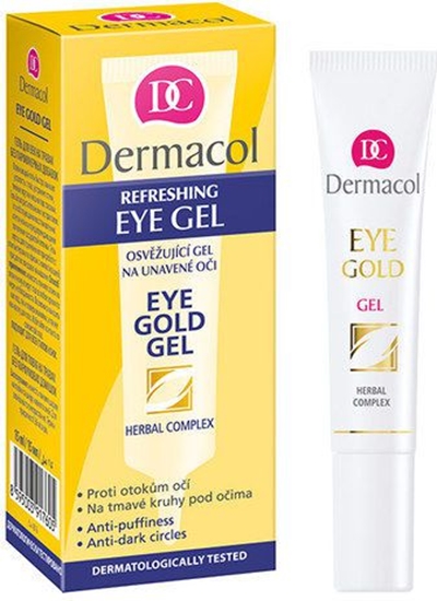 Изображение Dermacol Eye Gold Gel Krem pod oczy 15ml