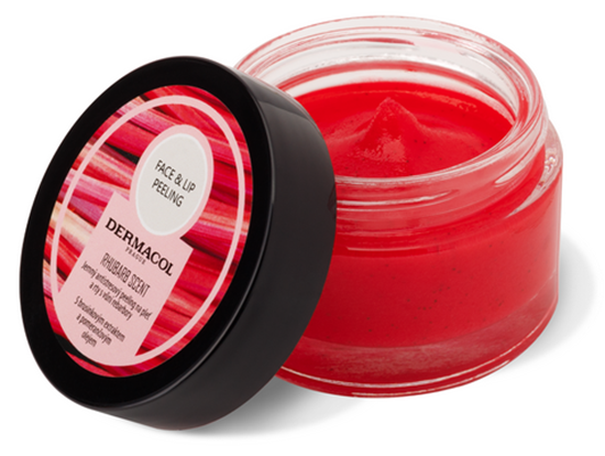 Изображение Dermacol Face & Lip Peeling Rhubarb Scent 50 ml