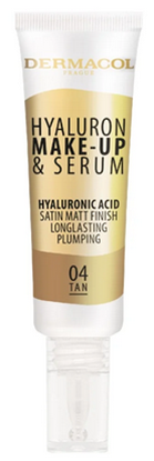 Изображение Dermacol Hyaluron Make-up & Serum 04 Tan 25 g