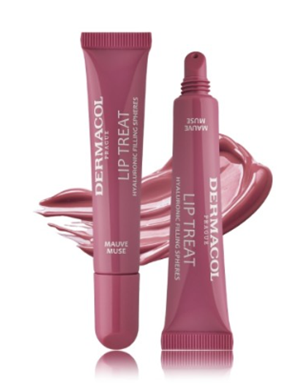 Изображение Dermacol Lip Treat Moisturizing Lip Gloss 6 Mauve Muse