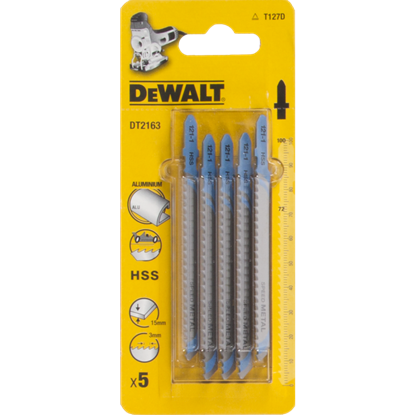 Picture of Dewalt Brzeszczoty do wyrzynarek typ T HSS100x72mm 5szt. do metalu DT2163