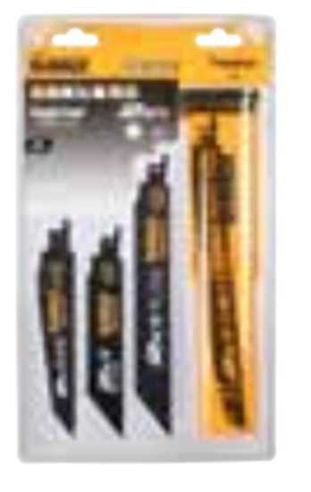 Изображение Dewalt Zestaw brzeszczotów EXTREME do pilarek szablastych 12szt. - DT2441L-QZ