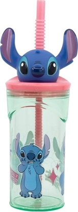 Picture of Disney Stitch - Kubek ze somk i figurk 3D z kolekcji Flowers 360 ml