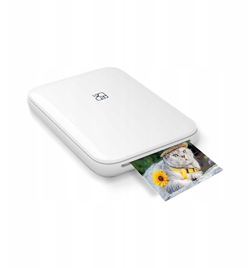 Picture of Drukarka Bluetooth Natychmiastowy Druk Zdj Kolor 300dpi Wkady / Hanin Mt53 / Biay