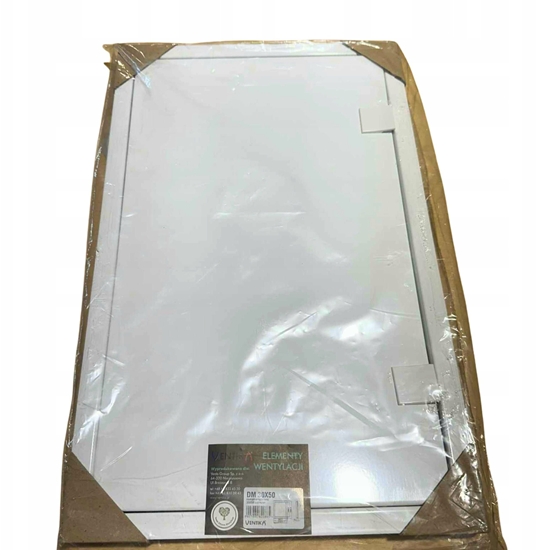 Picture of Drzwiczki rewizyjne metalowe biae 300X500 z plastikowym uchwytem DM30X50