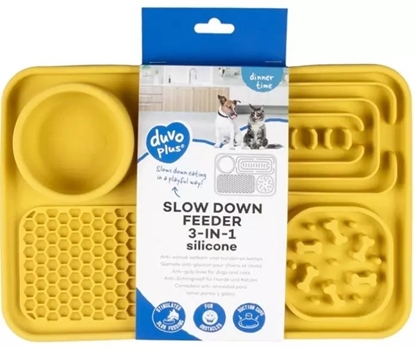 Изображение Duvo+ Miska spowalniajca 3w1 óta 125ml 31x21x4cm