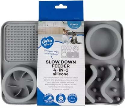 Изображение Duvo+ MISKA spowalniajca 4w1 SZARA 125ml 30x20x4cm