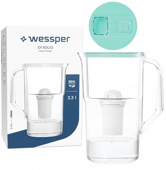 Изображение Dzbanek filtrujcy Wessper Dzbanek D1 SOLID FutureFlow aquaklasyczny (WES204-FF-MT)