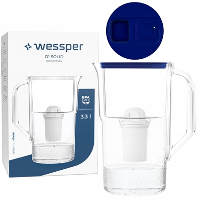 Изображение Dzbanek filtrujcy Wessper Dzbanek D1 SOLID FutureFlow aquaklasyczny (WES204-FF-NB)