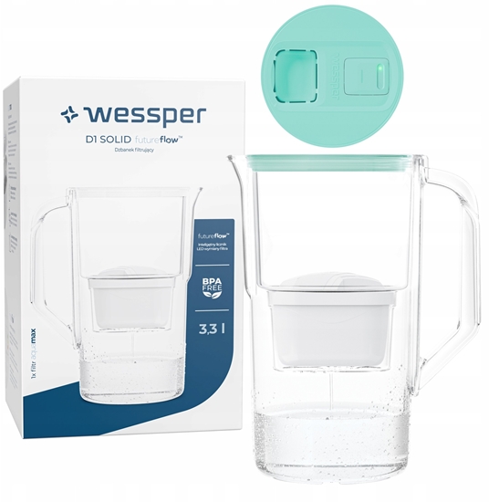 Picture of Dzbanek filtrujcy Wessper Dzbanek D1 SOLID FutureFlow aquamax (WES203-FF-MT)