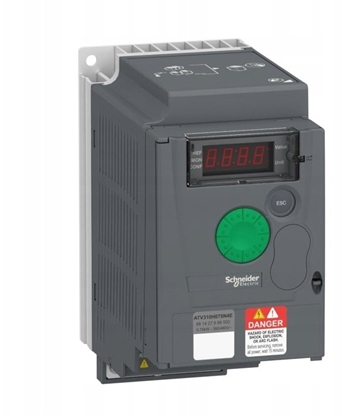 Изображение Easy Altivar Przemiennik czstotliwoci 310 0.75 kW 3f 380...460V bez filtra EMC IP20 ATV310H075N4E