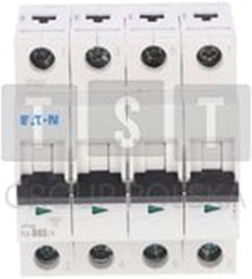 Изображение EATON (MB) Wycznik nadprdowy 4P B 63A 6kA AC PL6-B63/4 166506