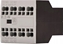 Picture of Eaton Modu styków pomocniczych 4-biegunowe 16A 2Z+2R mocowanie czoowe zaciski sprynowe Push-In 199319