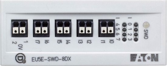 Picture of Eaton Modu wej cyfrowych 8 wej 24V DC SmartWire-DT EU5E-SWD-8DX 116381