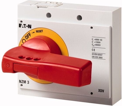Attēls no Eaton Napd bezporedni czerwono-óty z blokad NZM3-XDVR (260140)