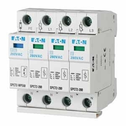Attēls no Eaton Ogranicznik przepi SPCT2-280-3+NPE C 3P+N 20kA 167620