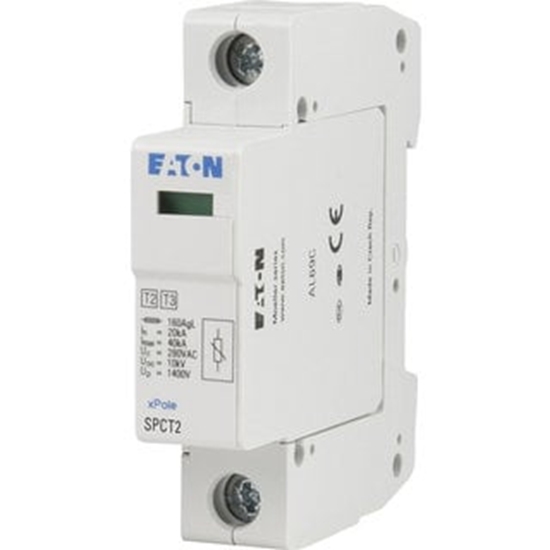 Picture of Eaton Ogranicznik przepi SPCT2-460/1 C Typ 2 1P 20kA 1,4kV 167608