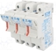 Attēls no Eaton Podstawa wkadki cylindrycznej 14 x 51mm, 3P 50A 690V AC (CH143DU)