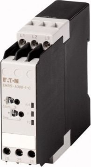 Picture of Eaton przekanik kolejnoci, zaniku i asymetrii faz, kontrola nad-/podnapiciowa 2P 0,1-30sek 400V AC EMR6-W400-M-1 (184778)