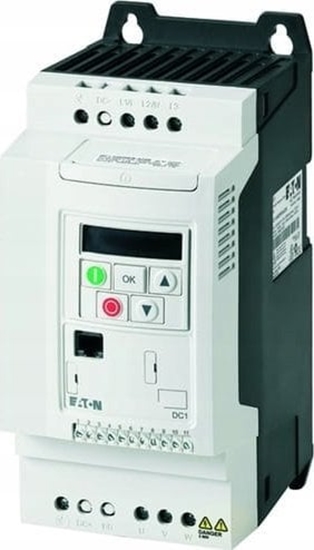 Picture of Eaton Przemiennik czstotliwoci 2,2kW Uwe=3x400V Uwy=400V/5,8A IP20 DC1-345D8FB-A20CE1 185752