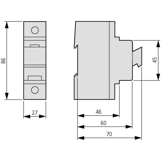 Picture of Eaton Rozcznik bezpiecznikowy 1P 63A D02 Z-SLS/NEOZ/1 248235