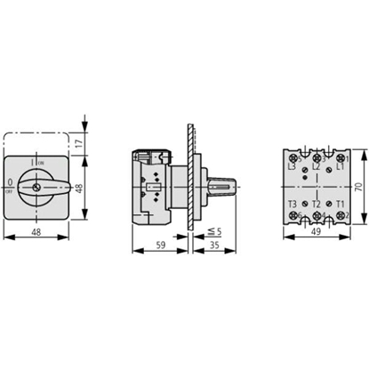 Attēls no Eaton Rozcznik krzywkowy 25A P1-25/E 038724